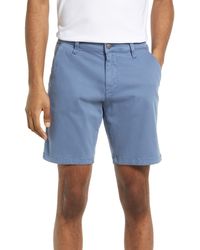 Mavi - Noah Stretch Flat Front Shorts - Lyst