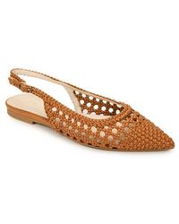 Yosi Samra - Vera Slingback Pointed Cap Toe Flat - Lyst