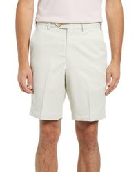 Berle - Microfiber Self Sizer Flat Front Shorts - Lyst