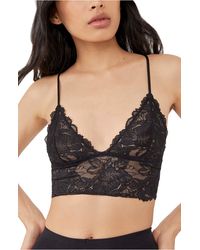 Free People - Intimately Fp Everyday Lace Longline Bralette - Lyst