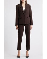 Tahari - One-Button Crepe Jacket & Pants Set - Lyst