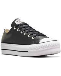 Converse - Chuck Taylor All Star Lift Low Top Leather Sneaker - Lyst