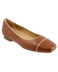 Trotters - Harbor Cap Toe Flat - Lyst