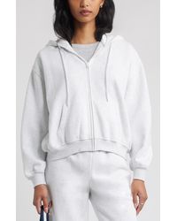 BP. - Relaxed Cotton Blend Zip Hoodie - Lyst