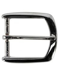 Trafalgar - 35Mm Italian Solid Brass Rounded Edged Harness Belt Buckle - Lyst