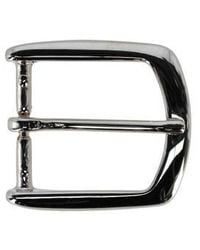 Trafalgar - 35Mm Italian Solid Brass Rounded Edged Harness Belt Buckle - Lyst