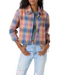 O'neill Sportswear - Roy Crop Flannel Button-Up Shirt - Lyst