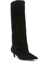 Steve Madden - Luca Kitten Heel Knee High Boot - Lyst