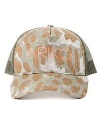 Ariko - Camo Surf Trucker Hat - Lyst