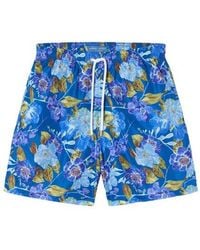 Robert Talbott - Connery Drawstring Swim Trunk - Lyst