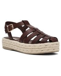 Steve Madden - Marlin Espadrille Fisherman Sandal - Lyst