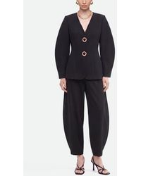 Nocturne - Ring Button Wrap Front Jacket - Lyst