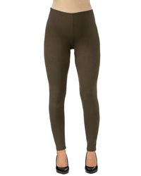 24seven Comfort Apparel - Maternity Stretch Ankle Length Leggings - Lyst
