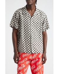 ERL - Gender Inclusive Cotton & Linen Camp Shirt At Nordstrom - Lyst