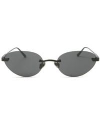 Elisa Johnson - Trinity 55Mm Oval Sunglasses - Lyst
