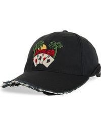 Martine Rose - Roll Back Distressed Embroidered Adjustable Baseball Cap - Lyst