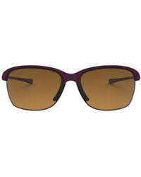 Oakley - Unstoppable 65Mm Gradient Polarized Oversize Rectangular Sunglasses - Lyst