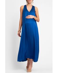 Seraphine - Reversible A-line Maternity Maxi Dress - Lyst