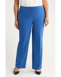 Kasper - Flat Front Slim Pants - Lyst
