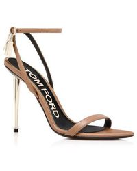 Tom Ford - Padlock Pointy Toe Sandal - Lyst