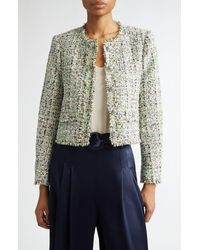Cinq À Sept - Anya Christie Metallic Tweed Jacket - Lyst