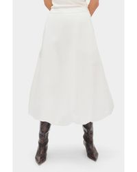 ALIGNE - Nola Organic Cotton Bubble Midi Skirt - Lyst