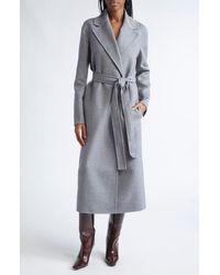 Stella McCartney - Belted Double Face Wool Wrap Coat - Lyst