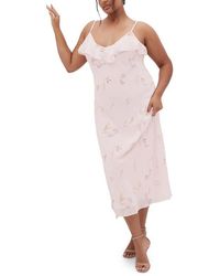 City Chic - Ria Ruffle Neck Slipdress - Lyst