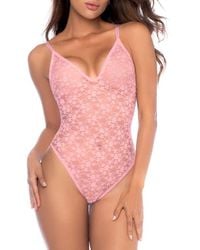 MAPALE - Lace Bodysuit - Lyst