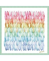 Longchamp - Surfboard Silk Square Scarf - Lyst
