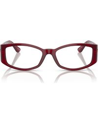 Versace - 52Mmmm Irregular Optical Glasses - Lyst