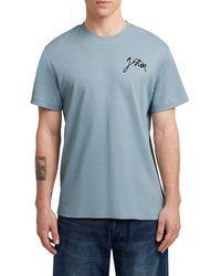G-Star - Script Organic Cotton Graphic T-Shirt - Lyst