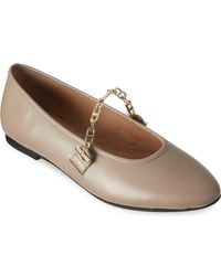 BOSS - Diana Chain Mary Jane Ballet Flat - Lyst