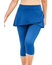 Swim 365 - Skirted Swim Capri Pant - Lyst