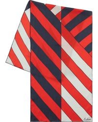 Echo - Stripe Silk Oblong - Lyst