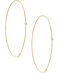 Lana Jewelry - Large Magic Hoop Diamond Earrings - Lyst