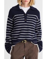 Madewell - Cloudsoft Polo Sweater - Lyst