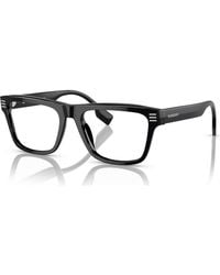 Burberry - 55Mm Square Optical Glasses - Lyst