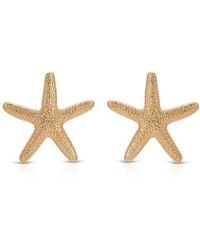 Ettika - Large Starfish Stud Earrings - Lyst