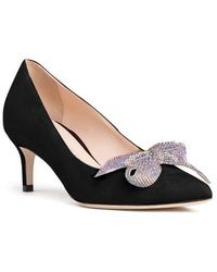 Beautiisoles - Frida Pointed Toe Kitten Heel Pump - Lyst