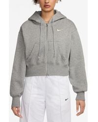 Nike - Phoenix Relaxed Fit Cotton Blend Fleece Hoodie - Lyst