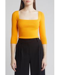 Ted Baker - Vallryy Square Neck Sweater - Lyst