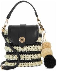 Dune - Dimple Raffia Handbag - Lyst