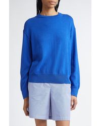 Lafayette 148 New York - Cotton & Silk Crewneck Sweater - Lyst