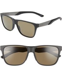 Smith - Lowdown Steel 56mm Chromapoptm Polarized Square Sunglasses - Lyst