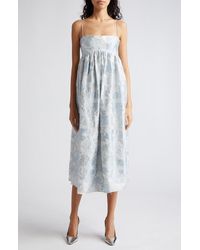 Stine Goya - Darya Jacquard Midi Dress - Lyst
