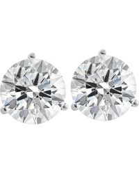 Bliss Diamond - Certified 4 1/2 Ct Lab Grown Diamond Martini Screw Back Studs 14K - Lyst
