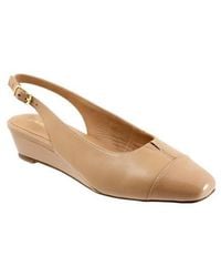 Trotters - Dea Slingback Cap Toe Wedge Pump - Lyst