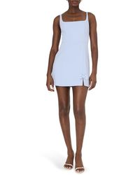 French Connection - Whisper Bow Slit Minidress - Lyst