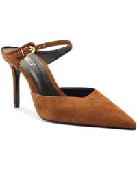 SCHUTZ SHOES - Laura Ankle Strap Pointed Toe Mule - Lyst